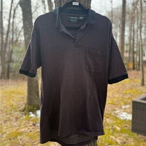 Vintage Arrow Dark Patterned Polo Shirt